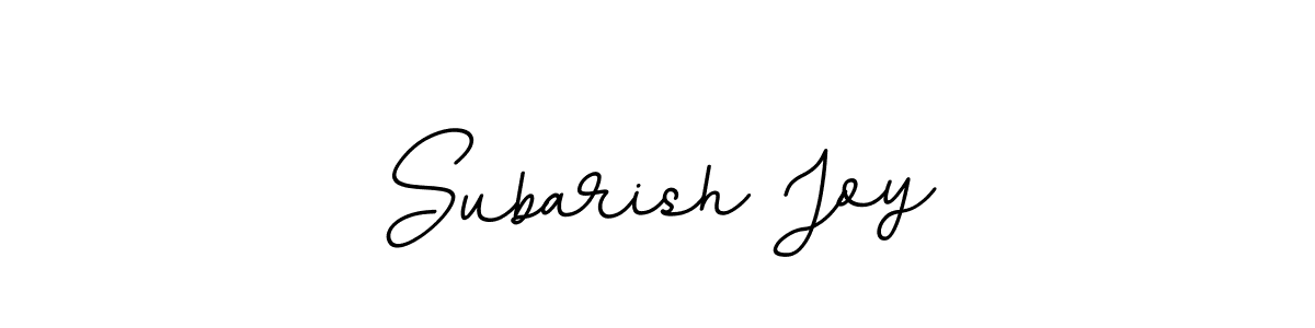 Use a signature maker to create a handwritten signature online. With this signature software, you can design (BallpointsItalic-DORy9) your own signature for name Subarish Joy. Subarish Joy signature style 11 images and pictures png