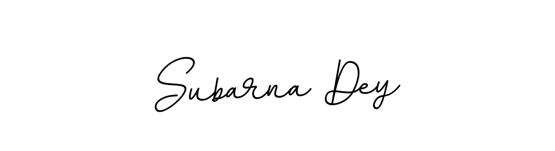 Design your own signature with our free online signature maker. With this signature software, you can create a handwritten (BallpointsItalic-DORy9) signature for name Subarna Dey. Subarna Dey signature style 11 images and pictures png