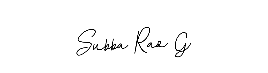 It looks lik you need a new signature style for name Subba Rao G. Design unique handwritten (BallpointsItalic-DORy9) signature with our free signature maker in just a few clicks. Subba Rao G signature style 11 images and pictures png