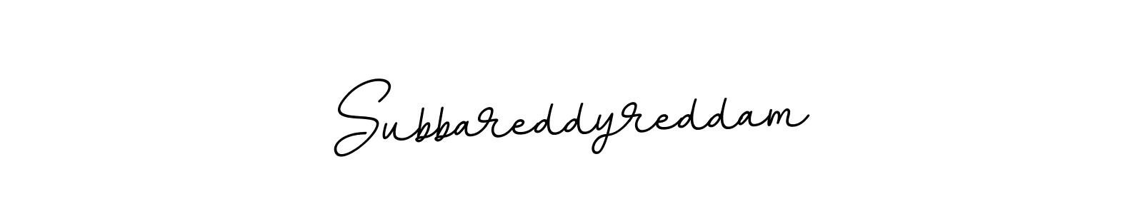 The best way (BallpointsItalic-DORy9) to make a short signature is to pick only two or three words in your name. The name Subbareddyreddam include a total of six letters. For converting this name. Subbareddyreddam signature style 11 images and pictures png