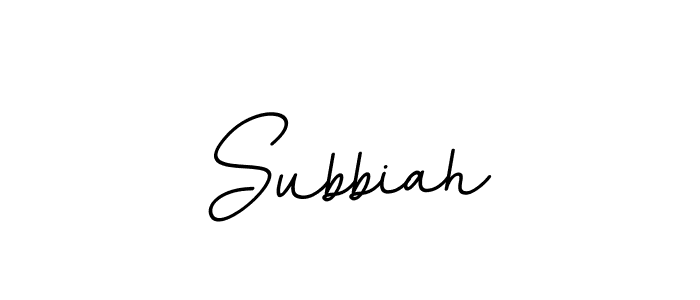 Make a beautiful signature design for name Subbiah. Use this online signature maker to create a handwritten signature for free. Subbiah signature style 11 images and pictures png