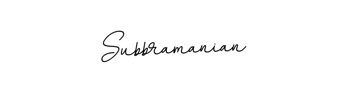 How to make Subbramanian signature? BallpointsItalic-DORy9 is a professional autograph style. Create handwritten signature for Subbramanian name. Subbramanian signature style 11 images and pictures png
