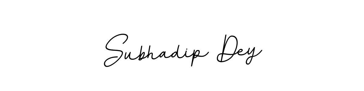 How to make Subhadip Dey name signature. Use BallpointsItalic-DORy9 style for creating short signs online. This is the latest handwritten sign. Subhadip Dey signature style 11 images and pictures png