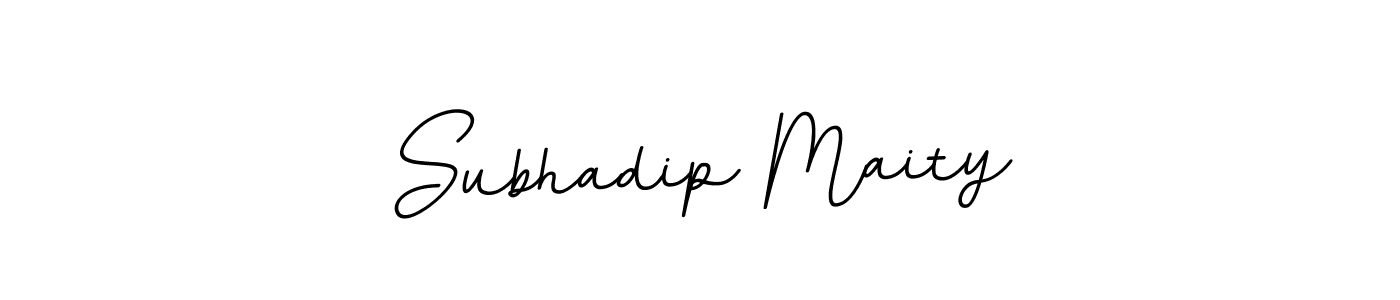 The best way (BallpointsItalic-DORy9) to make a short signature is to pick only two or three words in your name. The name Subhadip Maity include a total of six letters. For converting this name. Subhadip Maity signature style 11 images and pictures png
