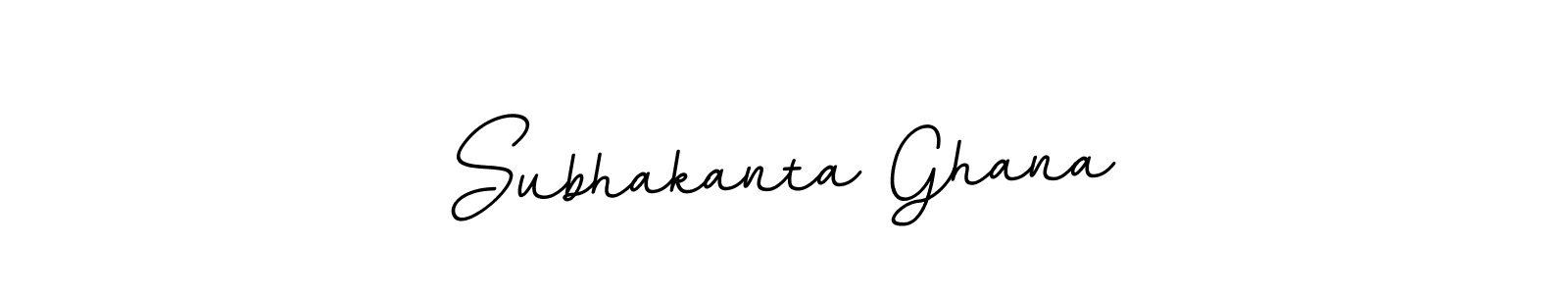 How to make Subhakanta Ghana name signature. Use BallpointsItalic-DORy9 style for creating short signs online. This is the latest handwritten sign. Subhakanta Ghana signature style 11 images and pictures png