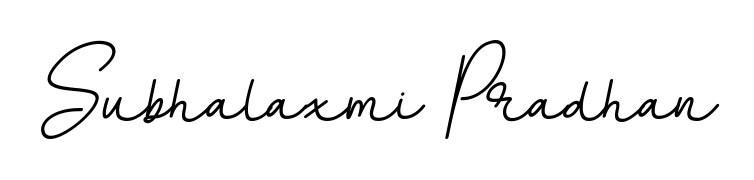 How to make Subhalaxmi Pradhan name signature. Use BallpointsItalic-DORy9 style for creating short signs online. This is the latest handwritten sign. Subhalaxmi Pradhan signature style 11 images and pictures png