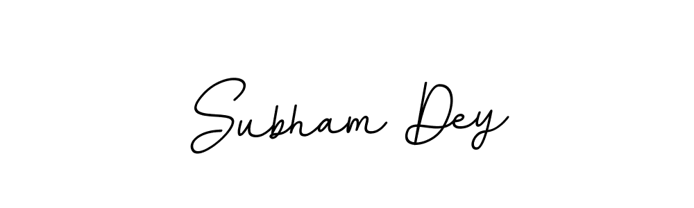 Create a beautiful signature design for name Subham Dey. With this signature (BallpointsItalic-DORy9) fonts, you can make a handwritten signature for free. Subham Dey signature style 11 images and pictures png