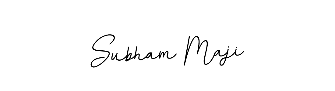 Subham Maji stylish signature style. Best Handwritten Sign (BallpointsItalic-DORy9) for my name. Handwritten Signature Collection Ideas for my name Subham Maji. Subham Maji signature style 11 images and pictures png