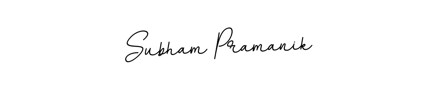 How to Draw Subham Pramanik signature style? BallpointsItalic-DORy9 is a latest design signature styles for name Subham Pramanik. Subham Pramanik signature style 11 images and pictures png