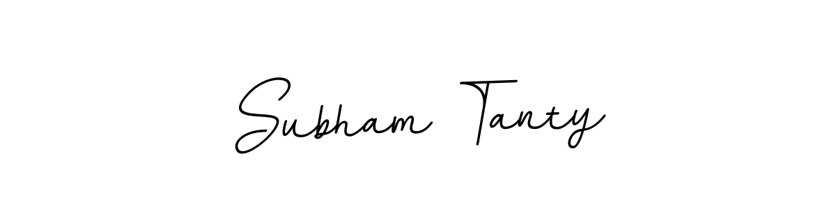 It looks lik you need a new signature style for name Subham Tanty. Design unique handwritten (BallpointsItalic-DORy9) signature with our free signature maker in just a few clicks. Subham Tanty signature style 11 images and pictures png