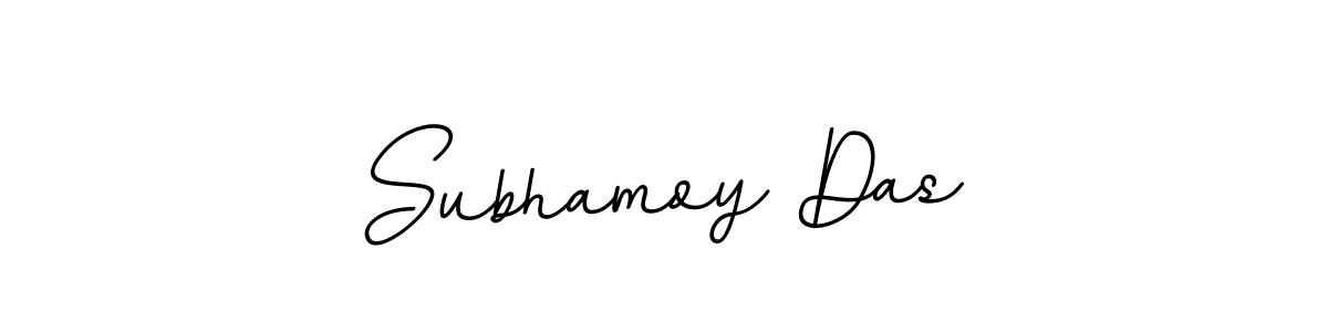 The best way (BallpointsItalic-DORy9) to make a short signature is to pick only two or three words in your name. The name Subhamoy Das include a total of six letters. For converting this name. Subhamoy Das signature style 11 images and pictures png