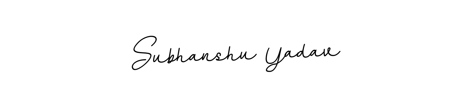 Similarly BallpointsItalic-DORy9 is the best handwritten signature design. Signature creator online .You can use it as an online autograph creator for name Subhanshu Yadav. Subhanshu Yadav signature style 11 images and pictures png