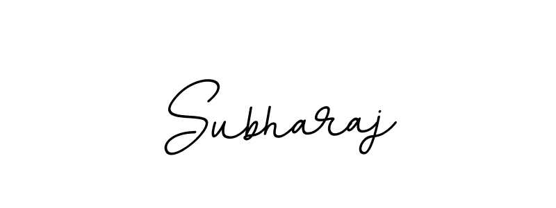 Design your own signature with our free online signature maker. With this signature software, you can create a handwritten (BallpointsItalic-DORy9) signature for name Subharaj. Subharaj signature style 11 images and pictures png