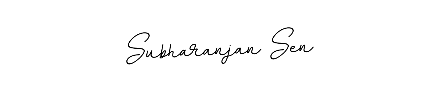 How to make Subharanjan Sen signature? BallpointsItalic-DORy9 is a professional autograph style. Create handwritten signature for Subharanjan Sen name. Subharanjan Sen signature style 11 images and pictures png