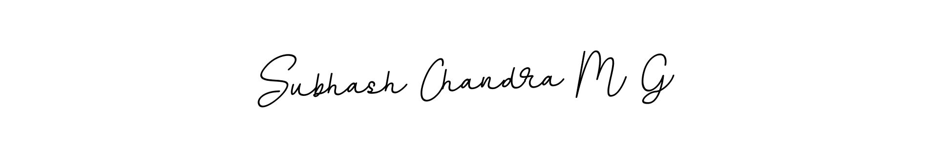 It looks lik you need a new signature style for name Subhash Chandra M G. Design unique handwritten (BallpointsItalic-DORy9) signature with our free signature maker in just a few clicks. Subhash Chandra M G signature style 11 images and pictures png