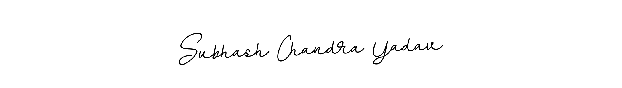 The best way (BallpointsItalic-DORy9) to make a short signature is to pick only two or three words in your name. The name Subhash Chandra Yadav include a total of six letters. For converting this name. Subhash Chandra Yadav signature style 11 images and pictures png