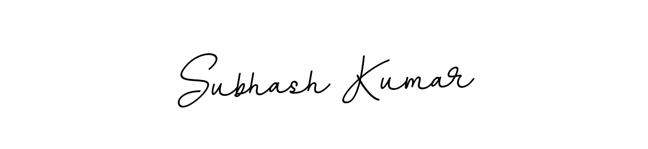 How to make Subhash Kumar name signature. Use BallpointsItalic-DORy9 style for creating short signs online. This is the latest handwritten sign. Subhash Kumar signature style 11 images and pictures png