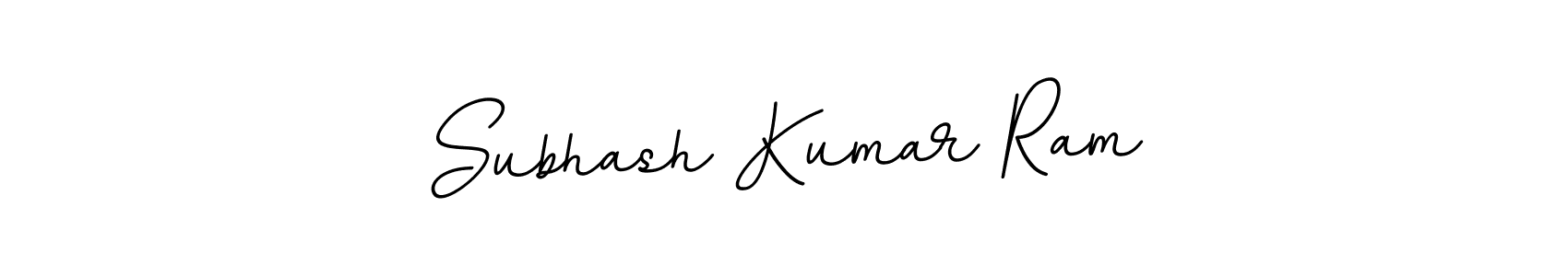 This is the best signature style for the Subhash Kumar Ram name. Also you like these signature font (BallpointsItalic-DORy9). Mix name signature. Subhash Kumar Ram signature style 11 images and pictures png