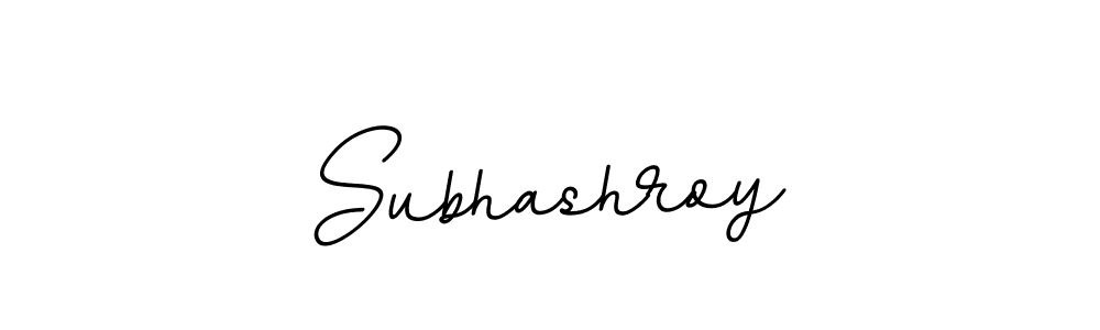 Create a beautiful signature design for name Subhashroy. With this signature (BallpointsItalic-DORy9) fonts, you can make a handwritten signature for free. Subhashroy signature style 11 images and pictures png