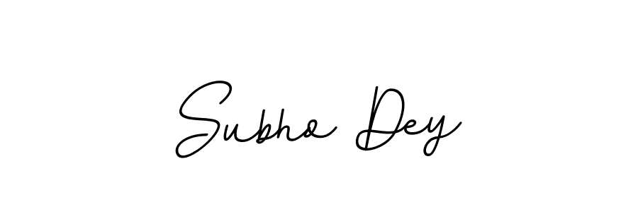 It looks lik you need a new signature style for name Subho Dey. Design unique handwritten (BallpointsItalic-DORy9) signature with our free signature maker in just a few clicks. Subho Dey signature style 11 images and pictures png