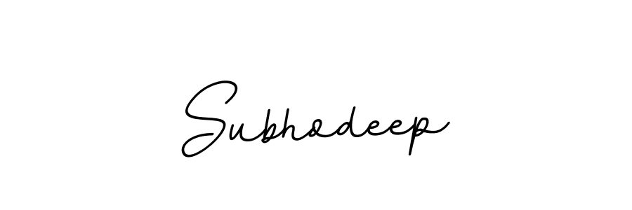 Use a signature maker to create a handwritten signature online. With this signature software, you can design (BallpointsItalic-DORy9) your own signature for name Subhodeep. Subhodeep signature style 11 images and pictures png