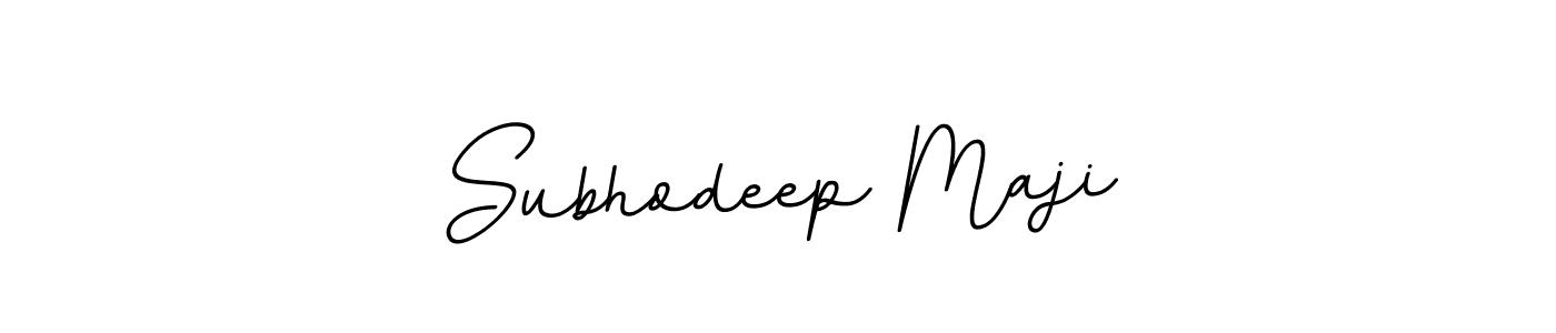 Design your own signature with our free online signature maker. With this signature software, you can create a handwritten (BallpointsItalic-DORy9) signature for name Subhodeep Maji. Subhodeep Maji signature style 11 images and pictures png