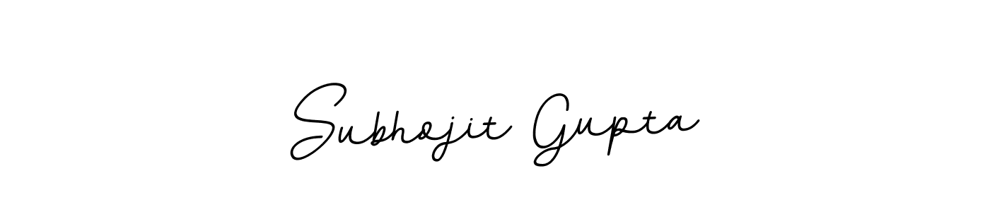 Make a beautiful signature design for name Subhojit Gupta. With this signature (BallpointsItalic-DORy9) style, you can create a handwritten signature for free. Subhojit Gupta signature style 11 images and pictures png