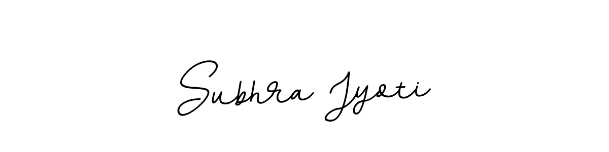 Subhra Jyoti stylish signature style. Best Handwritten Sign (BallpointsItalic-DORy9) for my name. Handwritten Signature Collection Ideas for my name Subhra Jyoti. Subhra Jyoti signature style 11 images and pictures png