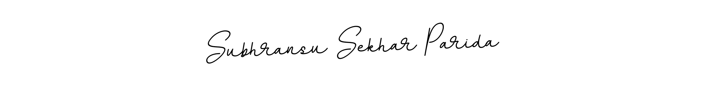How to make Subhransu Sekhar Parida name signature. Use BallpointsItalic-DORy9 style for creating short signs online. This is the latest handwritten sign. Subhransu Sekhar Parida signature style 11 images and pictures png