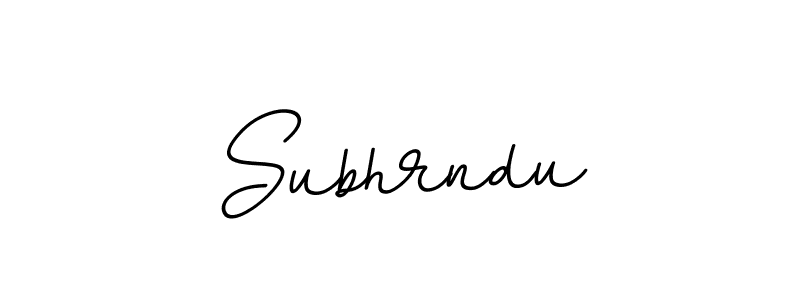 The best way (BallpointsItalic-DORy9) to make a short signature is to pick only two or three words in your name. The name Subhrndu include a total of six letters. For converting this name. Subhrndu signature style 11 images and pictures png