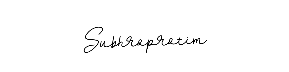 It looks lik you need a new signature style for name Subhroprotim. Design unique handwritten (BallpointsItalic-DORy9) signature with our free signature maker in just a few clicks. Subhroprotim signature style 11 images and pictures png