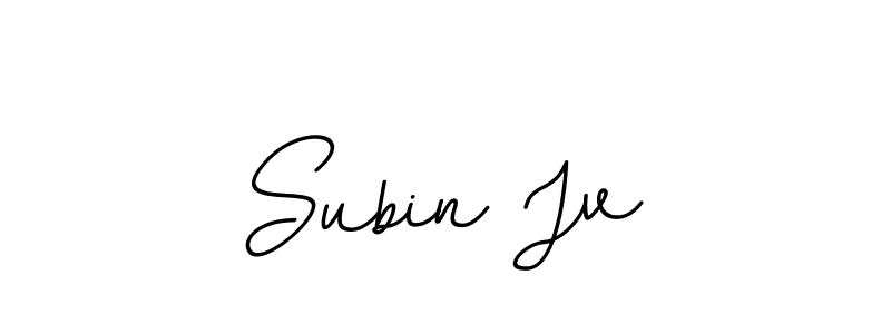 Create a beautiful signature design for name Subin Jv. With this signature (BallpointsItalic-DORy9) fonts, you can make a handwritten signature for free. Subin Jv signature style 11 images and pictures png