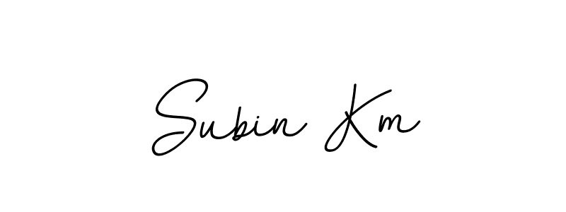 How to Draw Subin Km signature style? BallpointsItalic-DORy9 is a latest design signature styles for name Subin Km. Subin Km signature style 11 images and pictures png