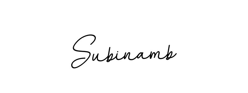 Once you've used our free online signature maker to create your best signature BallpointsItalic-DORy9 style, it's time to enjoy all of the benefits that Subinamb name signing documents. Subinamb signature style 11 images and pictures png