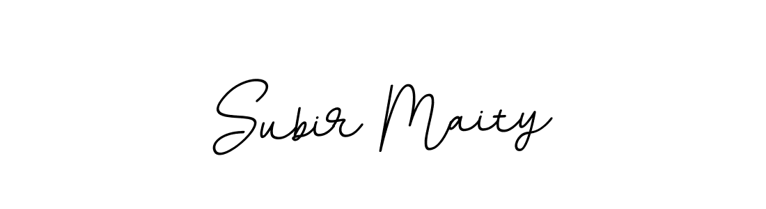 Use a signature maker to create a handwritten signature online. With this signature software, you can design (BallpointsItalic-DORy9) your own signature for name Subir Maity. Subir Maity signature style 11 images and pictures png