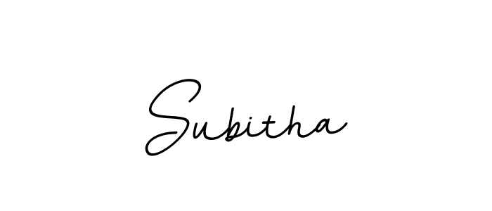 if you are searching for the best signature style for your name Subitha. so please give up your signature search. here we have designed multiple signature styles  using BallpointsItalic-DORy9. Subitha signature style 11 images and pictures png