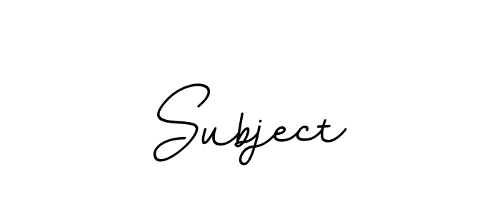It looks lik you need a new signature style for name Subject. Design unique handwritten (BallpointsItalic-DORy9) signature with our free signature maker in just a few clicks. Subject signature style 11 images and pictures png