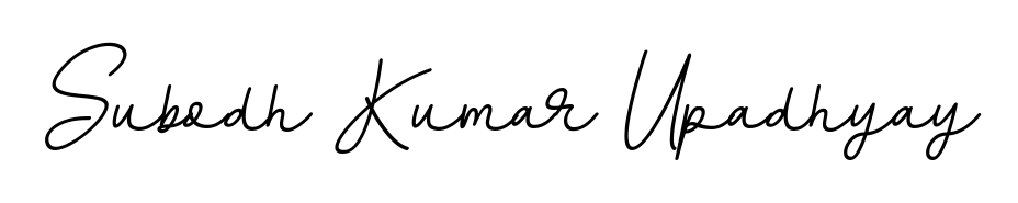 A dynamic signature style for Subodh Kumar Upadhyay using BallpointsItalic-DORy9 script. Designed to look authentic, handwritten, and professional. Subodh Kumar Upadhyay signature style 11 images and pictures png