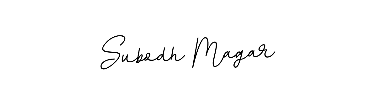 The best way (BallpointsItalic-DORy9) to make a short signature is to pick only two or three words in your name. The name Subodh Magar include a total of six letters. For converting this name. Subodh Magar signature style 11 images and pictures png