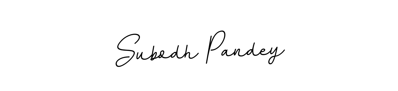 Create a beautiful signature design for name Subodh Pandey. With this signature (BallpointsItalic-DORy9) fonts, you can make a handwritten signature for free. Subodh Pandey signature style 11 images and pictures png