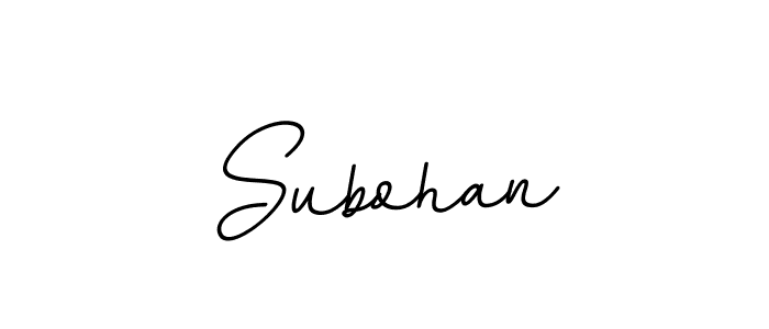 How to make Subohan signature? BallpointsItalic-DORy9 is a professional autograph style. Create handwritten signature for Subohan name. Subohan signature style 11 images and pictures png