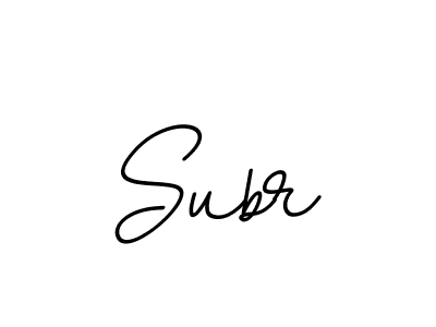 The best way (BallpointsItalic-DORy9) to make a short signature is to pick only two or three words in your name. The name Subr include a total of six letters. For converting this name. Subr signature style 11 images and pictures png