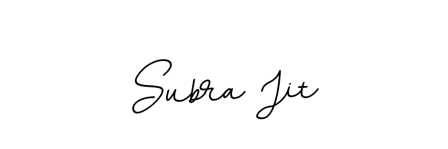 How to make Subra Jit signature? BallpointsItalic-DORy9 is a professional autograph style. Create handwritten signature for Subra Jit name. Subra Jit signature style 11 images and pictures png