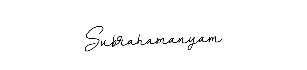 Similarly BallpointsItalic-DORy9 is the best handwritten signature design. Signature creator online .You can use it as an online autograph creator for name Subrahamanyam. Subrahamanyam signature style 11 images and pictures png