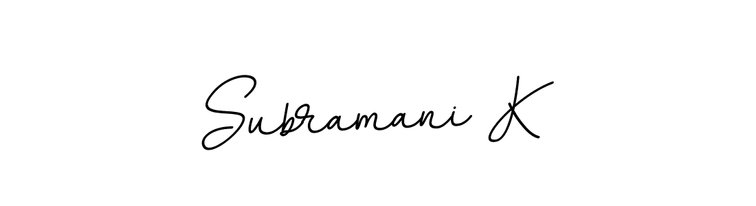 Here are the top 10 professional signature styles for the name Subramani K. These are the best autograph styles you can use for your name. Subramani K signature style 11 images and pictures png