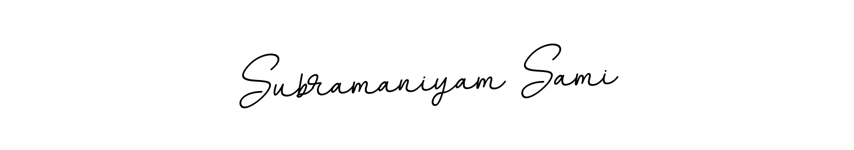 Subramaniyam Sami stylish signature style. Best Handwritten Sign (BallpointsItalic-DORy9) for my name. Handwritten Signature Collection Ideas for my name Subramaniyam Sami. Subramaniyam Sami signature style 11 images and pictures png