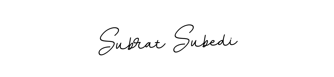 This is the best signature style for the Subrat Subedi name. Also you like these signature font (BallpointsItalic-DORy9). Mix name signature. Subrat Subedi signature style 11 images and pictures png