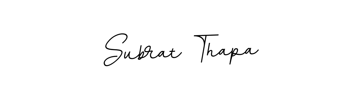 Similarly BallpointsItalic-DORy9 is the best handwritten signature design. Signature creator online .You can use it as an online autograph creator for name Subrat Thapa. Subrat Thapa signature style 11 images and pictures png