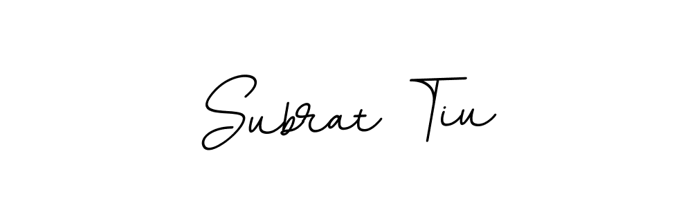 Also we have Subrat Tiu name is the best signature style. Create professional handwritten signature collection using BallpointsItalic-DORy9 autograph style. Subrat Tiu signature style 11 images and pictures png