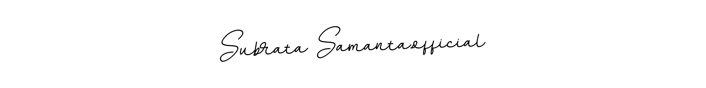 The best way (BallpointsItalic-DORy9) to make a short signature is to pick only two or three words in your name. The name Subrata Samanta.official include a total of six letters. For converting this name. Subrata Samanta.official signature style 11 images and pictures png